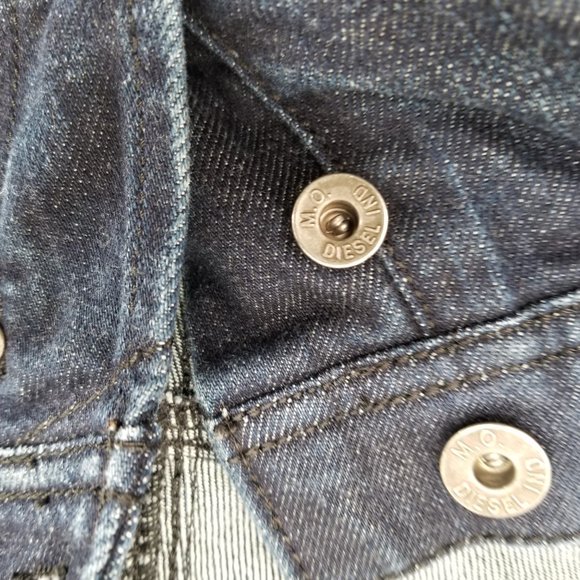 Diesel Mens Quratt Butt Fly Straight Dark Wash Denim 008FC Blue Jean Pants32x32 - Picture 9 of 13